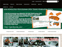 Tablet Screenshot of pabrik-tenda.com